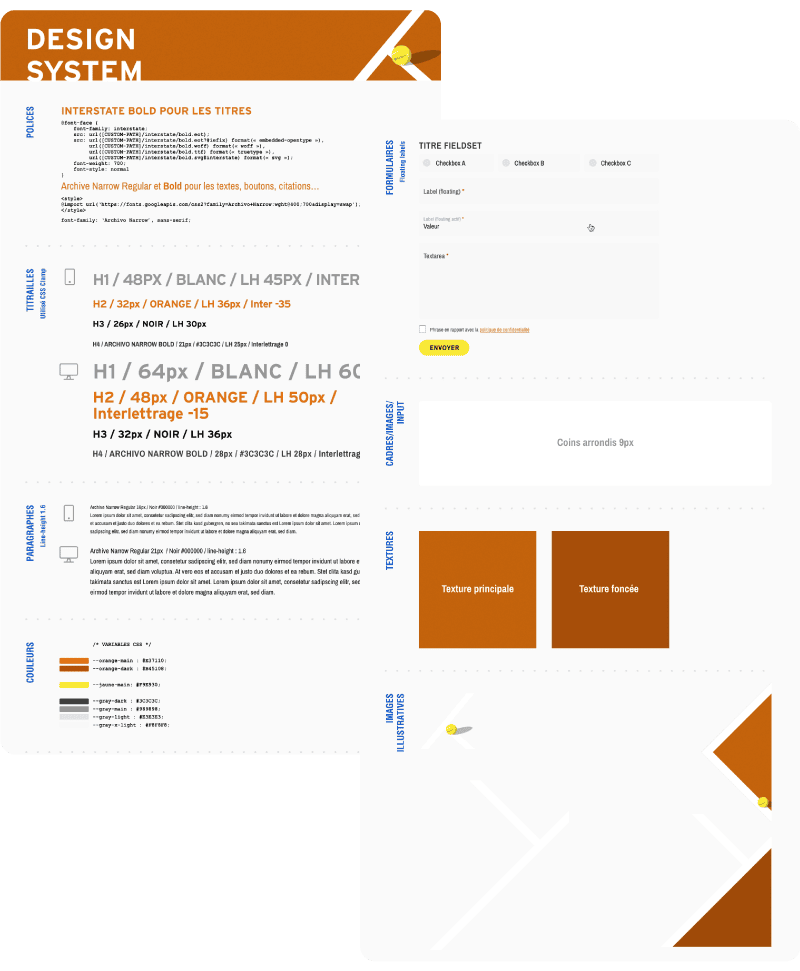 Design system site événementiel TOURNOI TENNIS VILLA PRIMROSE BORDEAUX